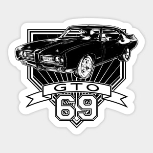 1969 GTO Sticker